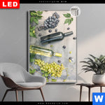 Leuchtbild Dia Weingenuss Hochformat Produktvorschau mit dem Bild Weingenuss im Format Hochformat.