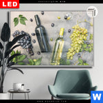 Leuchtbild Dia Weingenuss Querformat Produktvorschau mit dem Bild Weingenuss im Format Querformat.