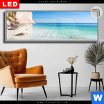 Leuchtbild Dia Weisse Kreidefelswand Am Meer Panorama Produktvorschau mit dem Bild Weiße Kreidefelswand am Meer im Format Panorama.