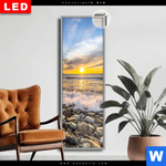 Leuchtbild Dia Wellen Des Meeres Schmal Produktvorschau mit dem Bild Wellen des Meeres im Format Schmal.