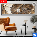 Leuchtbild Dia Yin Yang Auf Rissiger Erde Panorama Produktvorschau mit dem Bild Yin Yang auf rissiger Erde im Format Panorama.