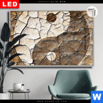 Leuchtbild Dia Yin Yang Auf Rissiger Erde Querformat Produktvorschau mit dem Bild Yin Yang auf rissiger Erde im Format Querformat.