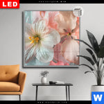 Leuchtbild Dia Zarte Bluetenpracht Quadrat Produktvorschau mit dem Bild Zarte Blütenpracht im Format Quadrat.