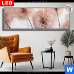 Leuchtbild Dia Zarte Pusteblume Panorama Produktvorschau mit dem Bild Zarte Pusteblume im Format Panorama.