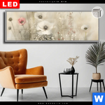 Leuchtbild Dia Zarte Wildblumen In Pastelltoenen Panorama Produktvorschau mit dem Bild Zarte Wildblumen in Pastelltönen im Format Panorama.