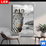Leuchtbild Dia Zebra In Afrika Hochformat Produktvorschau mit dem Bild Zebra in Afrika im Format Hochformat.