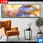 Leuchtbild Dia Zen Steine Im Licht Panorama Produktvorschau mit dem Bild Zen-Steine im Licht im Format Panorama.