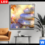 Leuchtbild Dia Zen Steine Im Licht Quadrat Produktvorschau mit dem Bild Zen-Steine im Licht im Format Quadrat.