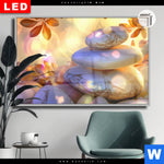 Leuchtbild Dia Zen Steine Im Licht Querformat Produktvorschau mit dem Bild Zen-Steine im Licht im Format Querformat.