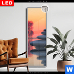 Leuchtbild Dia Zen Steine Sonnenuntergang Schmal Produktvorschau mit dem Bild Zen Steine & Sonnenuntergang im Format Schmal.