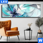 Leuchtbild Digitale Blumen No 3 Panorama Produktvorschau mit dem Bild Digitale Blumen No.3 im Format Panorama.
