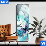 Leuchtbild Digitale Blumen No 3 Schmal Produktvorschau mit dem Bild Digitale Blumen No.3 im Format Schmal.