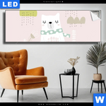 Leuchtbild Dream Big Eisbaer Panorama Produktvorschau mit dem Bild Dream Big Eisbär im Format Panorama.