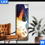 Leuchtbild E Gitarre Schmal Produktvorschau mit dem Bild E-Gitarre im Format Schmal.
