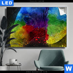 Leuchtbild Elefant Pop Art No 1 Querformat Produktvorschau mit dem Bild Elefant Pop Art No.1 im Format Querformat.