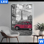 Leuchtbild Ente In Paris Hochformat Produktvorschau mit dem Bild Ente in Paris im Format Hochformat.