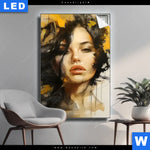 Leuchtbild Estelle Dynamische Portraetkunst Hochformat Produktvorschau mit dem Bild Estelle - Dynamische Porträtkunst im Format Hochformat.