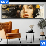 Leuchtbild Estelle Dynamische Portraetkunst Panorama Produktvorschau mit dem Bild Estelle - Dynamische Porträtkunst im Format Panorama.