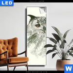 Leuchtbild Eule Wald No 1 Schmal Produktvorschau mit dem Bild Eule & Wald No.1 im Format Schmal.