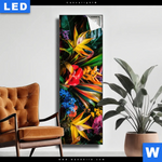 Leuchtbild Exotische Tropische Pflanzen Schmal Produktvorschau mit dem Bild Exotische tropische Pflanzen im Format Schmal.