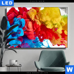 Leuchtbild Farbe Im Wasser Bunt Querformat Produktvorschau mit dem Bild Farbe im Wasser - bunt im Format Querformat.
