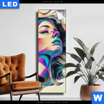 Leuchtbild Farbrausch Der Seele Schmal Produktvorschau mit dem Bild Farbrausch der Seele im Format Schmal.