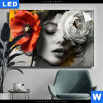 Leuchtbild Florale Schoenheit Querformat Produktvorschau mit dem Bild Florale Schönheit im Format Querformat.