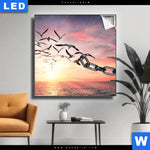 Leuchtbild Fluegel Der Freiheit Quadrat Produktvorschau mit dem Bild Flügel der Freiheit im Format Quadrat.