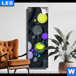 Leuchtbild Fluid Art Bubbless No 1 Schmal Produktvorschau mit dem Bild Fluid Art - Bubbless No.1 im Format Schmal.