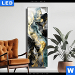 Leuchtbild Fluid Art Duftende Blueten Schmal Produktvorschau mit dem Bild Fluid Art - Duftende Blüten im Format Schmal.