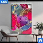 Leuchtbild Fluid Art Fruehlingszauber Hochformat Produktvorschau mit dem Bild Fluid Art Frühlingszauber im Format Hochformat.