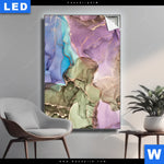 Leuchtbild Fluid Art Summertime Hochformat Produktvorschau mit dem Bild Fluid Art Summertime im Format Hochformat.