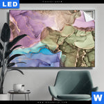 Leuchtbild Fluid Art Summertime Querformat Produktvorschau mit dem Bild Fluid Art Summertime im Format Querformat.