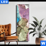 Leuchtbild Fluid Art Summertime Schmal Produktvorschau mit dem Bild Fluid Art Summertime im Format Schmal.