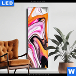 Leuchtbild Fluid Art Sweets Schmal Produktvorschau mit dem Bild Fluid Art Sweets im Format Schmal.