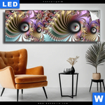 Leuchtbild Fraktale Kunst No 1 Panorama Produktvorschau mit dem Bild Fraktale Kunst No.1 im Format Panorama.