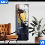 Leuchtbild Frau Martini Cocktail Schmal Produktvorschau mit dem Bild Frau & Martini Cocktail im Format Schmal.