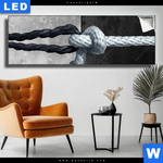 Leuchtbild Freundschaft Respekt Panorama Produktvorschau mit dem Bild Freundschaft & Respekt im Format Panorama.