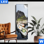 Leuchtbild Fruehling In Norwegen Schmal Produktvorschau mit dem Bild Frühling in Norwegen im Format Schmal.