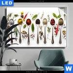 Leuchtbild Gewuerzvielfalt Querformat Produktvorschau mit dem Bild Gewürzvielfalt im Format Querformat.