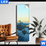 Leuchtbild Gipfel In Den Alpen Schmal Produktvorschau mit dem Bild Gipfel in den Alpen im Format Schmal.