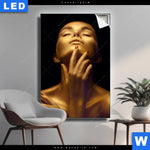 Leuchtbild Golden Skin Hochformat Produktvorschau mit dem Bild Golden Skin im Format Hochformat.