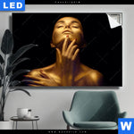 Leuchtbild Golden Skin Querformat Produktvorschau mit dem Bild Golden Skin im Format Querformat.