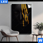 Leuchtbild Goldene Traenen Hochformat Produktvorschau mit dem Bild Goldene Tränen im Format Hochformat.