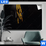 Leuchtbild Goldene Traenen Querformat Produktvorschau mit dem Bild Goldene Tränen im Format Querformat.