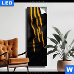 Leuchtbild Goldene Traenen Schmal Produktvorschau mit dem Bild Goldene Tränen im Format Schmal.