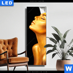 Leuchtbild Goldenes Haar Schmal Produktvorschau mit dem Bild Goldenes Haar im Format Schmal.