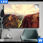 Leuchtbild Grand Canyon Landschaft Querformat Produktvorschau mit dem Bild Grand Canyon Landschaft im Format Querformat.
