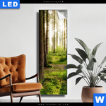 Leuchtbild Im Tiefen Wald Schmal Produktvorschau mit dem Bild Im tiefen Wald im Format Schmal.
