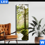 Leuchtbild Im Wald Schmal Produktvorschau mit dem Bild Im Wald im Format Schmal.